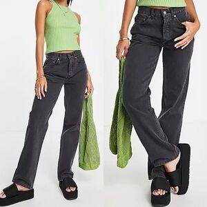 Nwot ASOS DESIGN SZ 28 90s straight jean in washed black